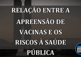 Relação entre a apreensão de vacinas e os riscos à saúde pública