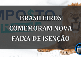 brasileiros comemoram nova faixa de isenção