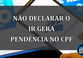 não declarar O IR gera pendência no CPF