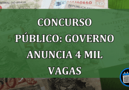 Concurso Publico: governo anuncia 4 MIL VAGAS