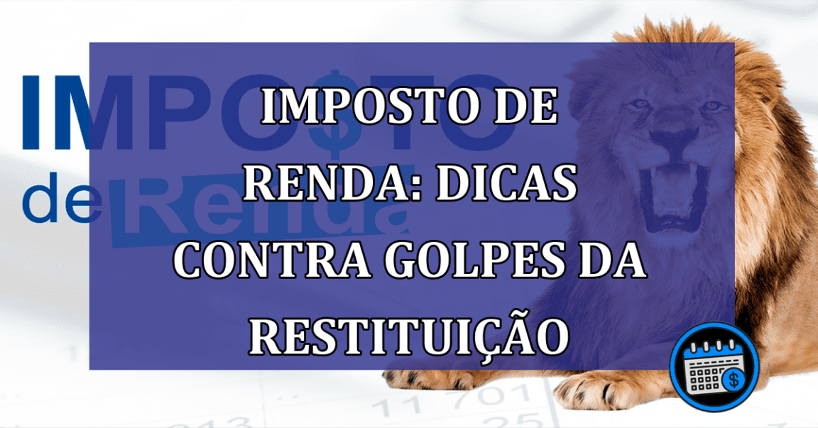 IMPOSTO DE RENDA: DICAS contra GOLPES da RESTITUICAO