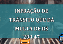 Infracao de Transito que da MULTA de R$ 293,47