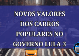 Novos VALORES dos CARROS populares no governo Lula 3