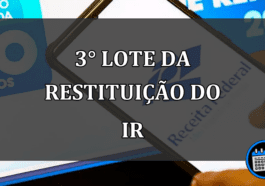 3° lote da RESTITUICAO do IR