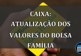 Caixa: atualização dos valores do Bolsa Família