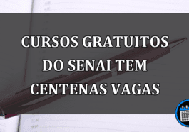 Cursos GRATUITOS do SENAI tem CENTENAS vagas