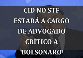 Cid no STF estará a cargo de advogado crítico a Bolsonaro