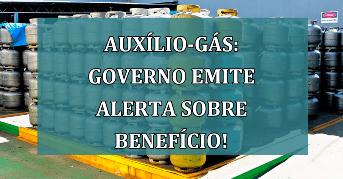 Auxilio-Gas: governo emite ALERTA sobre BENEFICIO!