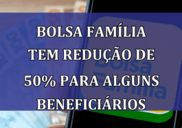 Bolsa Familia tem REDUCAO de 50% para alguns beneficiarios