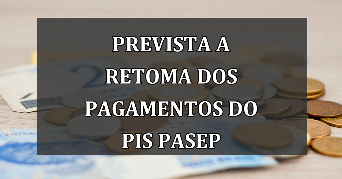 Prevista a retoma dos pagamentos do PIS PASEP