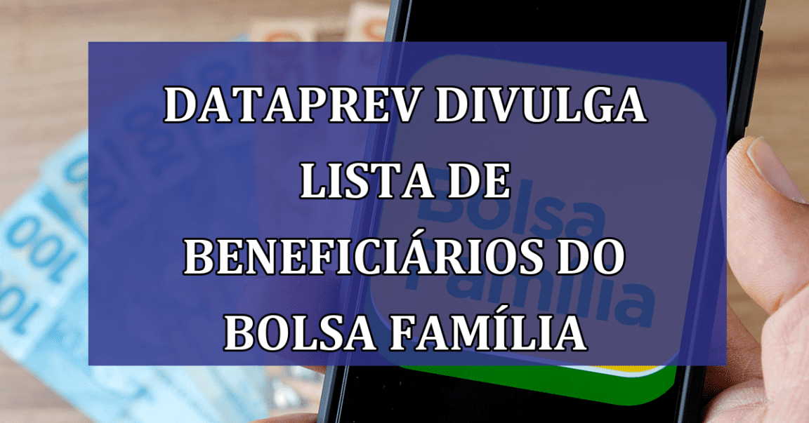 Dataprev divulga lista de BENEFICIARIOS do Bolsa Familia