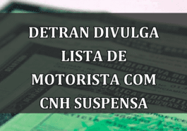 Detran divulga LISTA de motorista com CNH SUSPENSA