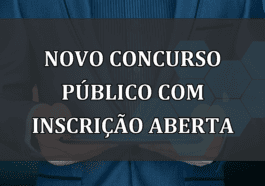 Novo CONCURSO PUBLICO com inscricao aberta