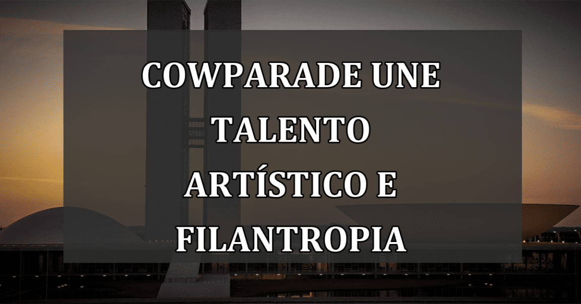 CowParade une talento artístico e filantropia