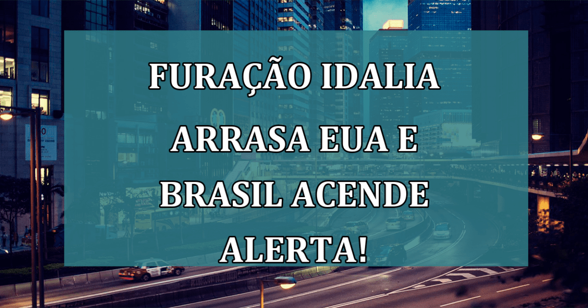 Furacao Idalia arrasa EUA e Brasil acende ALERTA!