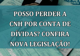 Posso PERDER a CNH por conta de DIVIDAS? Confira nova legislacao!