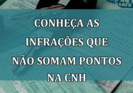 Conheca as infracoes que nao somam PONTOS na CNH