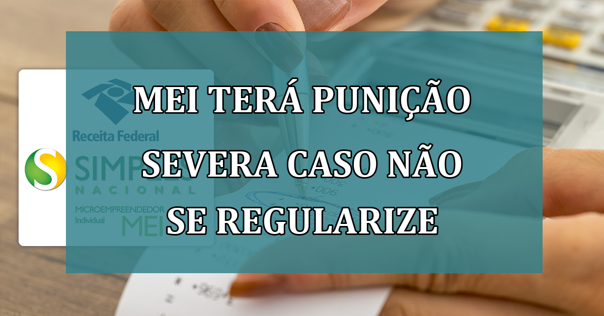 MEI tera PUNICAO SEVERA caso nao se regularize