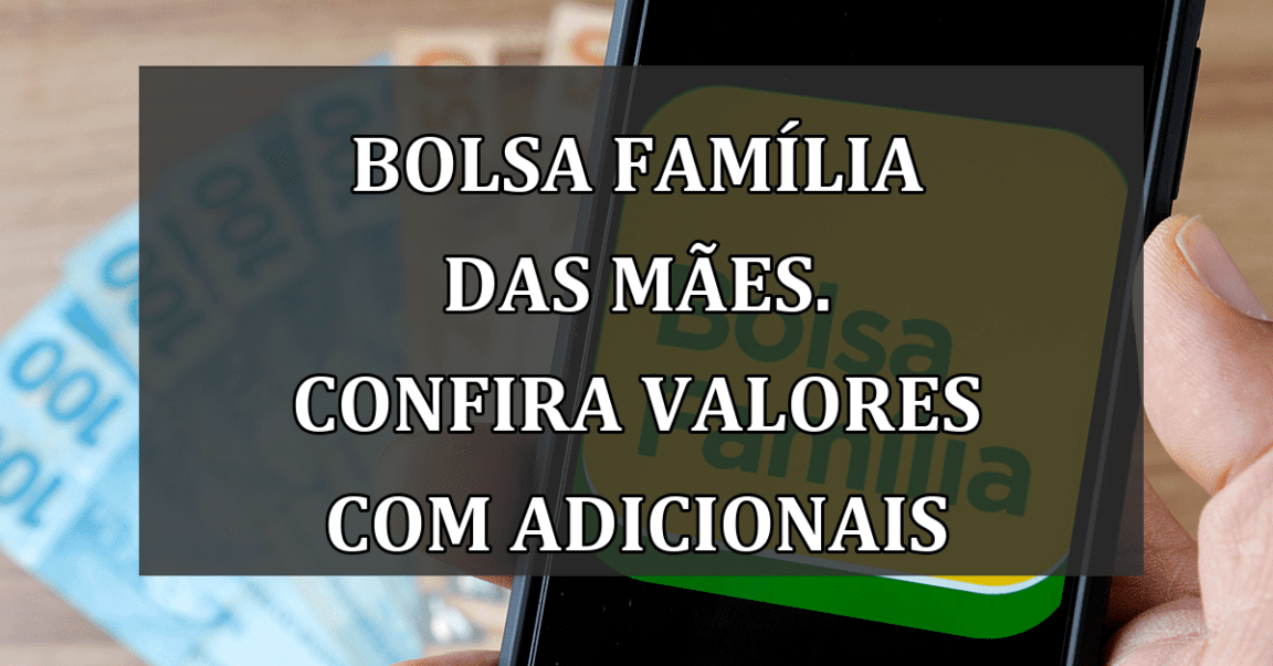 Bolsa Familia das MAES. Confira valores com adicionais