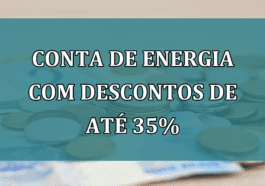 Conta de energia com DESCONTOS de até 35%