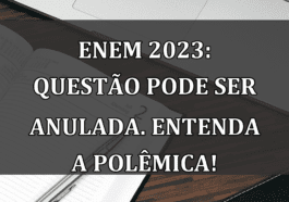 Enem 2023: questao pode ser ANULADA. Entenda a POLEMICA!