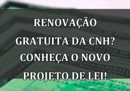 Renovacao GRATUITA da CNH? Conheça o novo projeto de lei!