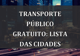 Transporte publico GRATUITO: lista das CIDADES